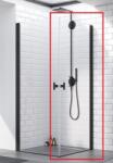 Radaway Nes Black KDD I 90 J szögletes fekete zuhanykabin (egyik fele), jobbos 10021090-54-01R (10021090-54-01R)