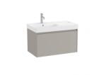 Roca Ona 80 cm fürdőszoba bútor balos mosdóval, homok szürke A851720510 (A851720510)