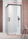 Radaway Idea Black KDD szögletes fekete zuhanykabin 80 cm (csak a jobbos fél) 387061-54-01R (387061-54-01R) - szaniterplaza