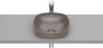 Roca Inspira SOFT 37x37 cm pultba építhető FINECERAMIC mosdó, kávé A32750R660 (A32750R660)