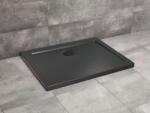 Radaway Doros Stone D 90x80 cm szögletes zuhanytálca, fekete SDRD9080-01-54S (SDRD9080-01-54S)