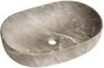 SAPHO CALEO 60x42 cm kerámiamosdó, breccia márvány CA590BM (CA590BM)