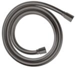 Hansgrohe Isiflex Zuhanycső 160 cm, szálcsiszolt fekete króm 28276340 (28276340)
