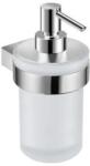 Jika Pure fali folyékony szappan adagoló, krómozott, 203 ml üvegtartállyal H3833B20041001 (3.833B. 2.004. 100.1) (H3833B20041001)