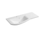 Roltechnik Opal 90x44, 5 cm öntött műmárvány mosdó, balos UME-OP-90-92-L (UME-OP-90-92-L)