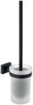 FERRO GRETA BLACK wc-kefe tartóval AGR14BL (AGR14BL)