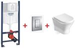 GROHE Rapid SL Projekt falsík alatti wc tartály komplett szett SZP-GR26 (38840000, 38732000, Roca-A346640000, Roca-A801640004) (SZP-GR26)