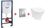 GROHE Rapid SL falsík alatti wc tartály komplett szett SZP-GR88 (38528001, 38732000, Roca-A346640000, Roca-A801C4200U) (SZP-GR88)
