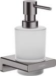 Hansgrohe AddStoris folyékonyszappan adagoló, szálcsiszolt fekete króm 41745340 (41745340)