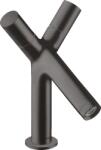 Hansgrohe Hansgrohe AXOR Starck kétkaros mosdócsaptelep automata lefolyó-garnitúrával, szálcsiszolt fekete króm 10030340 (10030340)