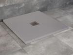 Radaway Kios C 80x80 cm szögletes öntöttmárvány zuhanytálca, szürke KC8080-52 (KC8080-52)