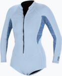 O'Neill Costum de înot pentru femei O'Neill Bahia 2/1 mm Front Zip Short Spring chambray blue/surf abstract