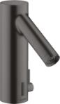 Hansgrohe Hansgrohe AXOR Starck Elektronikus mosdócsaptelep hőmérséklet szabályozással elemes működtetésű, szálcsiszolt fekete króm 10101340 (10101340)