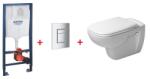 GROHE Rapid SL falsík alatti wc tartály komplett szett SZP-GR80 (38528001, 38732000, Duravit-25700900002, Duravit-0067390000) (SZP-GR80)