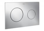 Roca PL10 DUAL kétmennyiséges nyomólap, fényes króm A890089001 (A890089001)