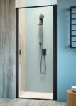 Radaway Nes Black DWJ I 90 J Frame fekete zuhanyajtó, jobbos 10026090-54-56R (10026090-54-56R)