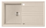 GranMaster LUKA 1B 1D gránit mosogató (#WHITE) (ZYK_A113)