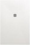 AREZZO design SOLIDSoft zuhanytálca 120x70 cm, FEHÉR, színazonos lefolyóval AR-70120W (AR-70120W)