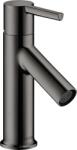 Hansgrohe Hansgrohe AXOR Starck Egykaros mosdócsaptelep 80 automata lefolyó-garnitúrával, polírozott fekete króm 10102330 (10102330)