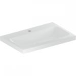 Geberit iCon Light mosdó, 75x48cm, csaplyukkal, túlfolyó nélkül, fehér 501.835. 00.5 (501.835.00.5)