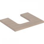 Geberit ONE mosdópult középső kivágással, pultra ültethető tálformájú mosdóhoz, 60x3x47cm, tölgy/melaminos faszerkezet 505.271. 00.5 (505.271.00.5)