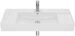 Roca Inspira SQUARE FINECERAMIC 100x49 cm mosdó, matt fehér A32752A620 (A32752A620)