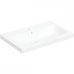 Geberit iCon Light pultra ültethető mosdó, 75x48cm, csaplyukkal és túlfolyóval, fehér 501.848. 00.1 (501.848.00.1)