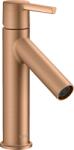 Hansgrohe Hansgrohe AXOR Starck egykaros mosdócsaptelep, lefolyógarnitúra nélkül, szálcsiszolt bronz 10003140 (10003140)