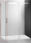 Roltechnik Ambient Line AMB/800 zuhanyfal AMD2 zuhanyajtóhoz (brillant, transparent, 80x200 cm, 783-800 mm, 621-8000000-00-02) (621-8000000-00-02)
