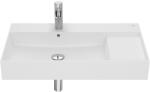 Roca Inspira SQUARE FINECERAMIC 80x49 cm mosdó, matt fehér A32752B620 (A32752B620)