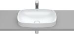 Roca Inspira FINECERAMIC 55x37 cm beépíthető mosdó, pearl A327504630 (A327504630)