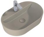 AREZZO design BABETTE 62x41 cm pultra ültethető mosdó, matt beige AR-146041 (AR-146041)