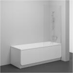 RAVAK NVS1 80 cm kádparaván Transparent üveggel, krómhatású 7O840C00Z1 (7O840C00Z1)