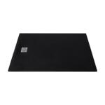 MARMY Dolomite öntött márvány zuhanytálca 100x160 cm, CAVALLI BLACK 80 7912 10 16 54 (80 7912 10 16 54)