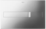 Roca PL2 DUAL kétmennyiséges nyomólap, matt króm A890096002 (A890096002)