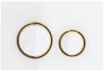Geberit Sigma21 nyomólalap, sárgaréz/fehér 115.652. SI. 1 (115.652.SI.1) - szaniterplaza