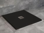 Radaway Kios C 90x90 cm szögletes öntöttmárvány zuhanytálca, fekete KKC9090-54 (KC9090-54)