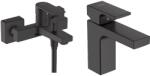 Hansgrohe Vernis Shape csaptelep szett, matt fekete SZP-HG24 (71561670, 71450670) (SZP-HG24)