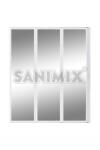 Sanimix háromrészes kádparaván 140x120 cm 22.3030. 5 (22.3030.5)