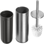 Bemeta Sapho BEMETA NEO álló WC kefetartó, fehér kefe, 95x380x95mm, inox/matt 102313055 (102313055)