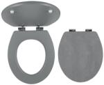 FERRO wc ülőke, mintás MDF fém-króm rögzítőelemek WC/SOFTSTONE2 (WC/SOFTSTONE2)