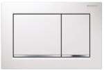 Geberit Omega30 kétmennyiséges öblítésű működtető nyomólap fehér / fényes króm / fehér 115.080. KJ. 1 (115.080.KJ.1)