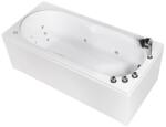 Wellis Malawi Hydro 170x75 cm-es hidromasszázs kád csaptelep nélkül balos WK00162-1 (WK00162-1)