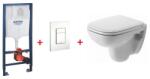 Duravit Grohe Rapid SL falsík alatti wc tartály komplett szett SZP-GR58 (38528001, 38732SH0, Duravit-22110900002, Duravit-0067390000) (SZP-GR58)