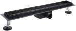 Roltechnik rozsdamentes zuhanyfolyóka 600 mm fekete RRFB-600 (RRFB-600)