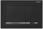 Geberit Omega30 kétmennyiséges öblítésű működtető nyomólap fekete/fényes króm/fekete 115.080. KM. 1 (115.080.KM.1)