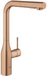 GROHE Essence mosogató csaptelep kihúzható zuhanyfejjel, brushed warm sunset 30504DL0 (30504DL0)