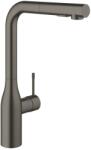 GROHE Essence mosogató csaptelep kihúzható zuhanyfejjel, brushed hard graphite 30504AL0 (30504AL0)