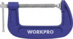 WorkPro 100 mm-es C-bilincs Szorítási szélesség (max. ): 100 mm Méret, hossz: 210 mm Visszavonás: 100 mm (WP232019) (WP232019)