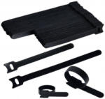 TRU COMPONENTS T24CA059 Tépőzár kábelkötegelő Kötegeléshez Bolyhos és horgos fél (H x Sz) 150, 200 mm, mm x 12 mm Fekete 100 db (TC-12888508) - aqua